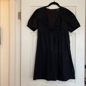 black tie front Madewell dress